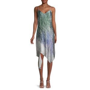 Off-White ​Bouroullec Asymmetric-Hem Slip Dress EUC with Tags